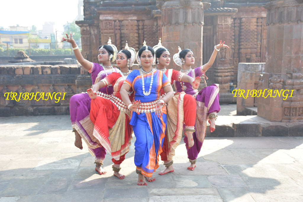 Odissi Dance/ Basic Practice/ Tribhangi 1 to 5/ Part-1 by Roji Swain, Bichitra Behera and Sanjeev Kumar Jena