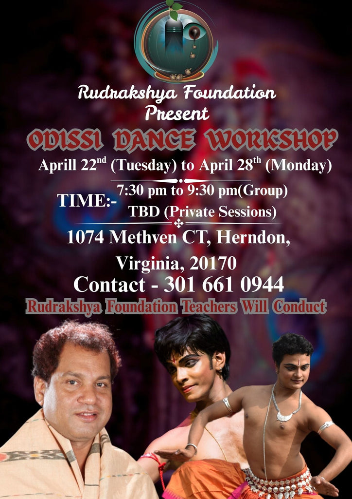 ODISSI DANCE II WORKSHOP II VIRGINIA II 22ND TO 28TH APRIL 2025 II RUDRAKSHYA FOUNDATION